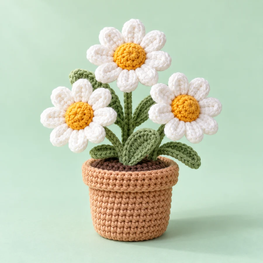 AI-generated crochet design sample