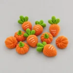 Crochet Carrot and Pumpkin Charms - photo 1