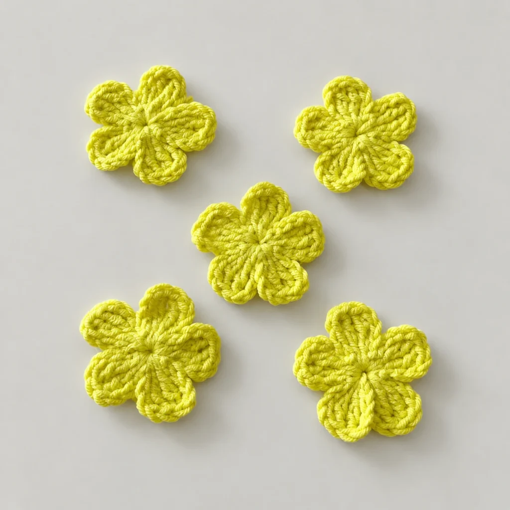 Crochet Flower Appliques - photo 1