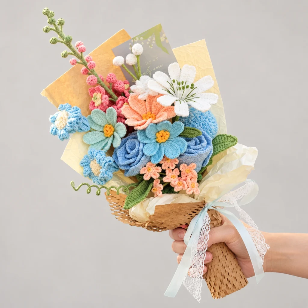 Crochet Graduation Gift Bouquet - photo 1