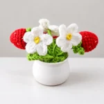 Crochet Strawberry Potted Plant - photo 1