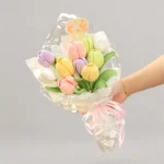 Pastel Crochet Tulip Bouquet - photo 1