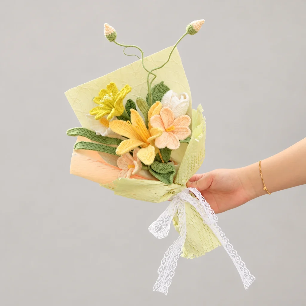 Handcrafted Crochet Gift Bouquet - photo 1