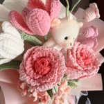 Handmade Crochet Tulip Bouquet - photo 2