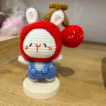 Fruit Bunny Crochet Keyring - photo 3