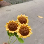 Large Crochet Sunflower - photo 3