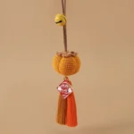 Crochet Persimmon Hanging Charm - photo 1