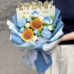 Crochet Sunflower Gift Bouquet - photo 3