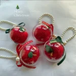 Christmas Apple Keyring - photo 2