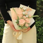 Mixed Goblet Rose Crochet Bouquet - photo 3