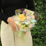 Pastel Mixed Crochet Flower Bouquet - photo 3