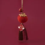 Crochet Persimmon Hanging Charm - photo 2