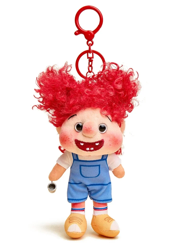 Freckled Curly Hair Doll Charm - photo 1