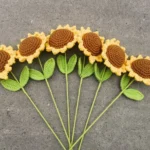 Large Crochet Sunflower - photo 4