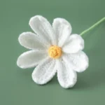 Large Cosmos Crochet Flower Stem - photo 3