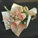 Mixed Goblet Rose Crochet Bouquet - photo 4