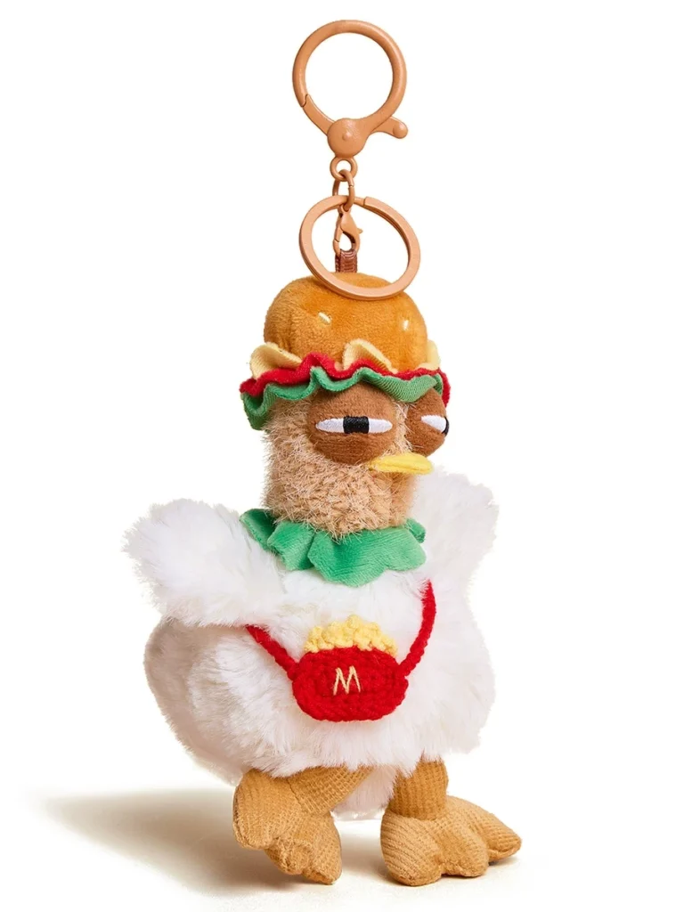 Chicken and Hamburger Plush Charm - photo 1