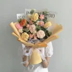 Large Mixed Crochet Flower Bouquet - photo 4