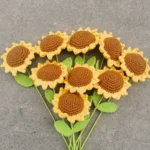 Large Crochet Sunflower - photo 5