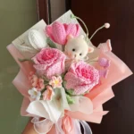 Handmade Crochet Tulip Bouquet - photo 1
