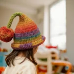 Rainbow Pixie Crochet Hat - photo 3
