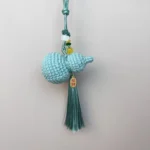 Rainbow Gourd Crochet Hanging Charm - photo 5
