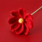 Large Cosmos Crochet Flower Stem - photo 6