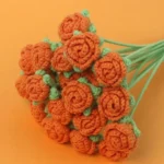 Multi-Head Bubble Rose Crochet Stem - photo 6