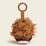 Glasses Fuzzball Bag Charm - photo 3