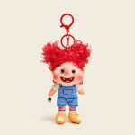 Freckled Curly Hair Doll Charm - photo 2