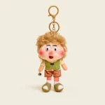 Freckled Curly Hair Doll Charm - photo 5