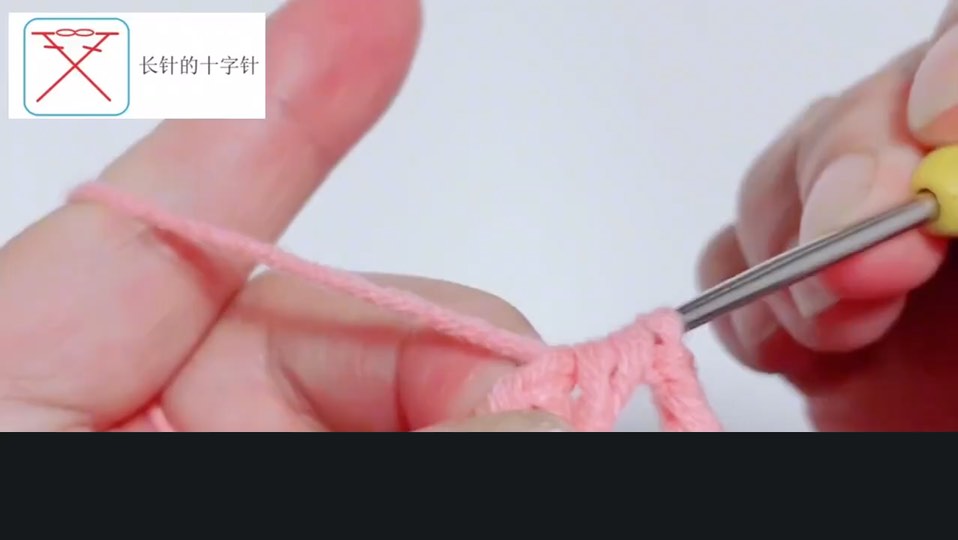 A cross-texture stitch — tutorial video frame