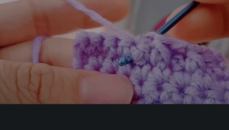 Slip-stitch gloves — tutorial video frame