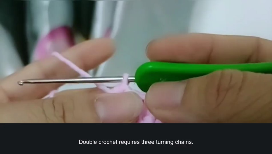 Six turning-chain options — tutorial video frame