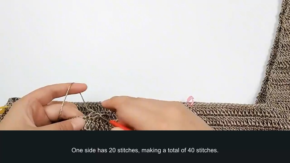 Shoulder bag construction — section 6 — tutorial video frame